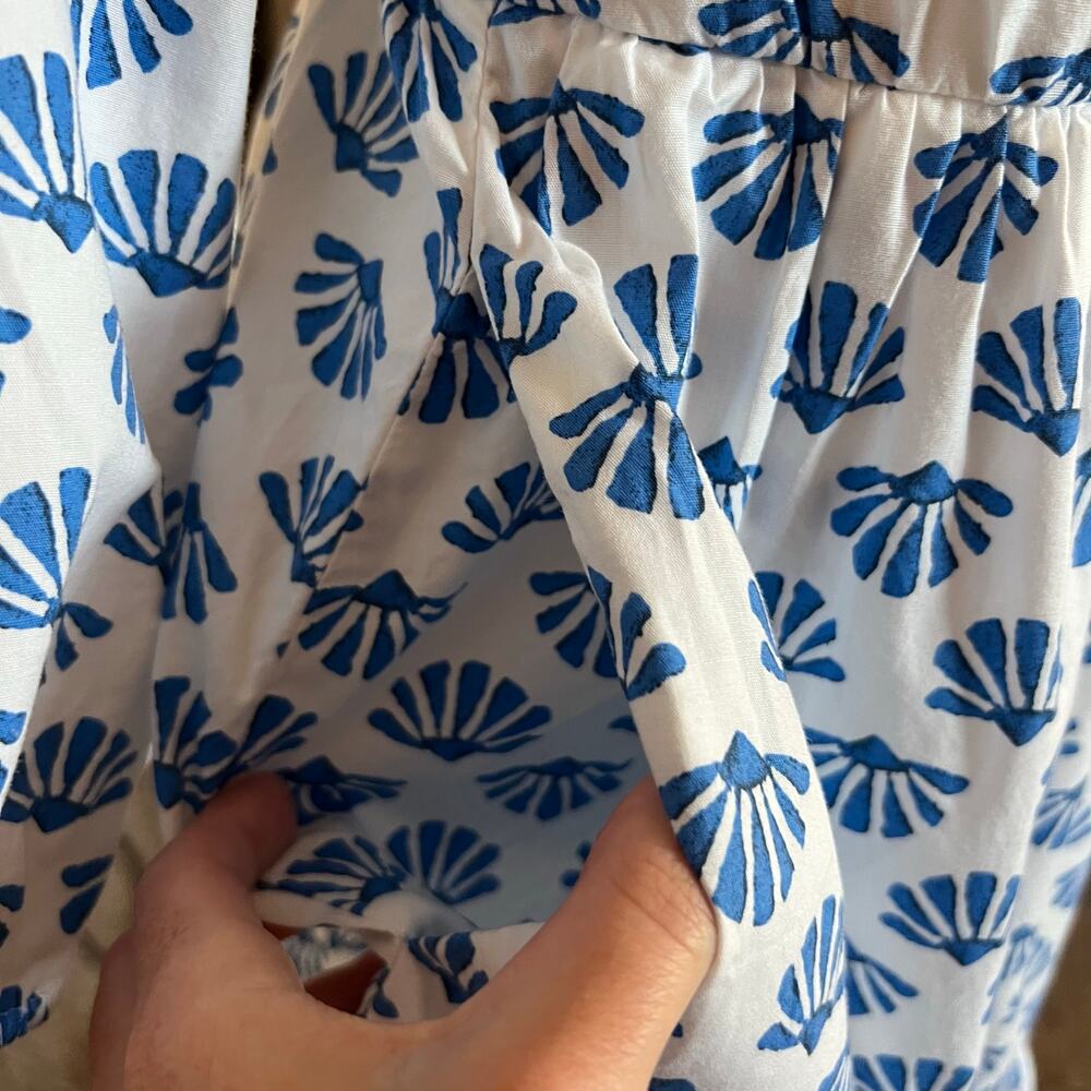 J Crew Cotton Coastal Scoopneck Dress size 10 - Picture 10 of 12